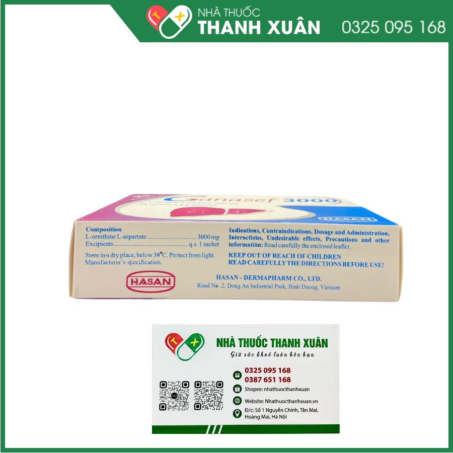 Ganasef 3000 hỗ trợ điều trị bệnh gan cấp tính hoặc mạn tính